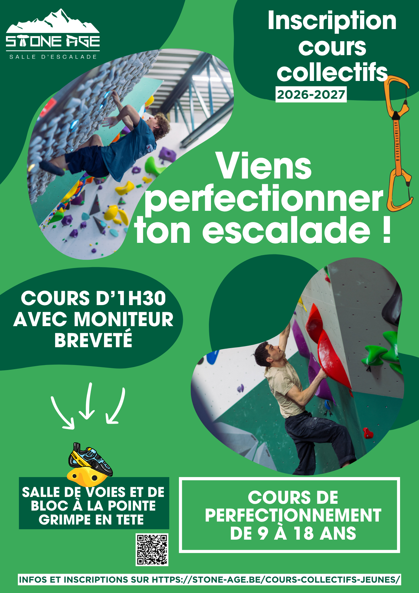 Cours collectifs 2026-2027 – Inscription pour les nouveaux : 19/06/26 8h30