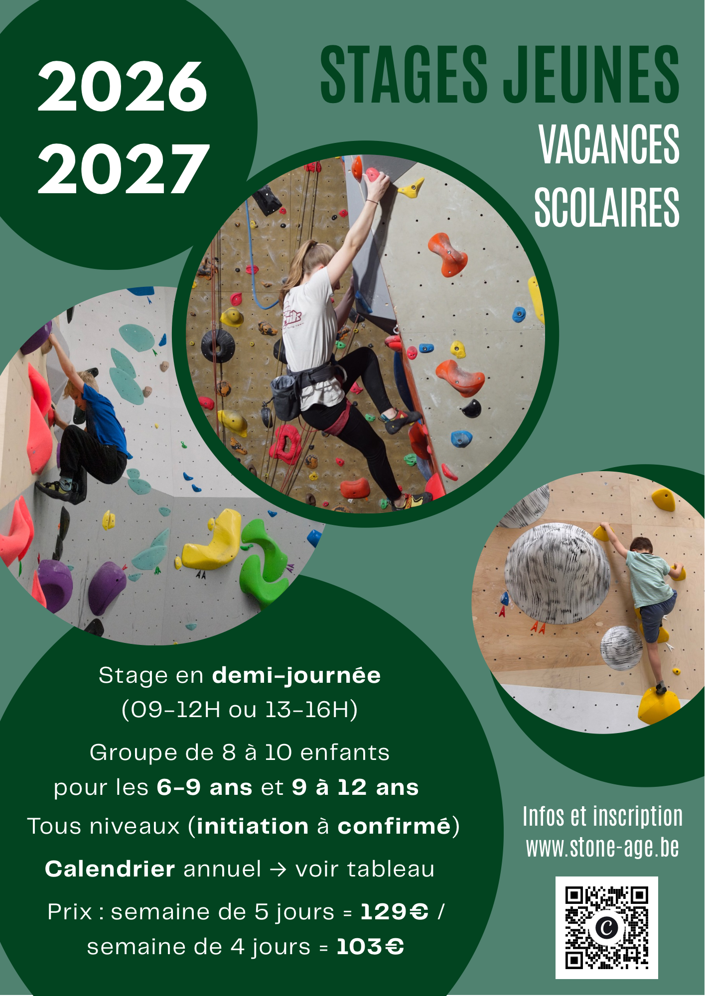 Stages jeunes – vacances scolaires